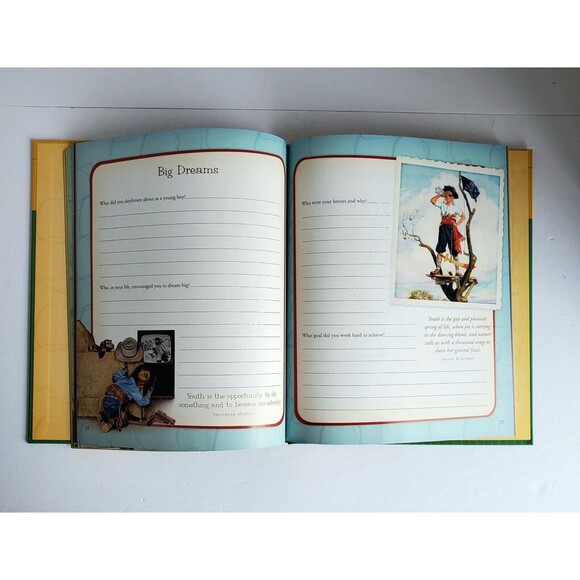 Saturday Evening Post Grandpas Memories Of Growing Up New Keepsake Journal Book - Picture 7 of 9